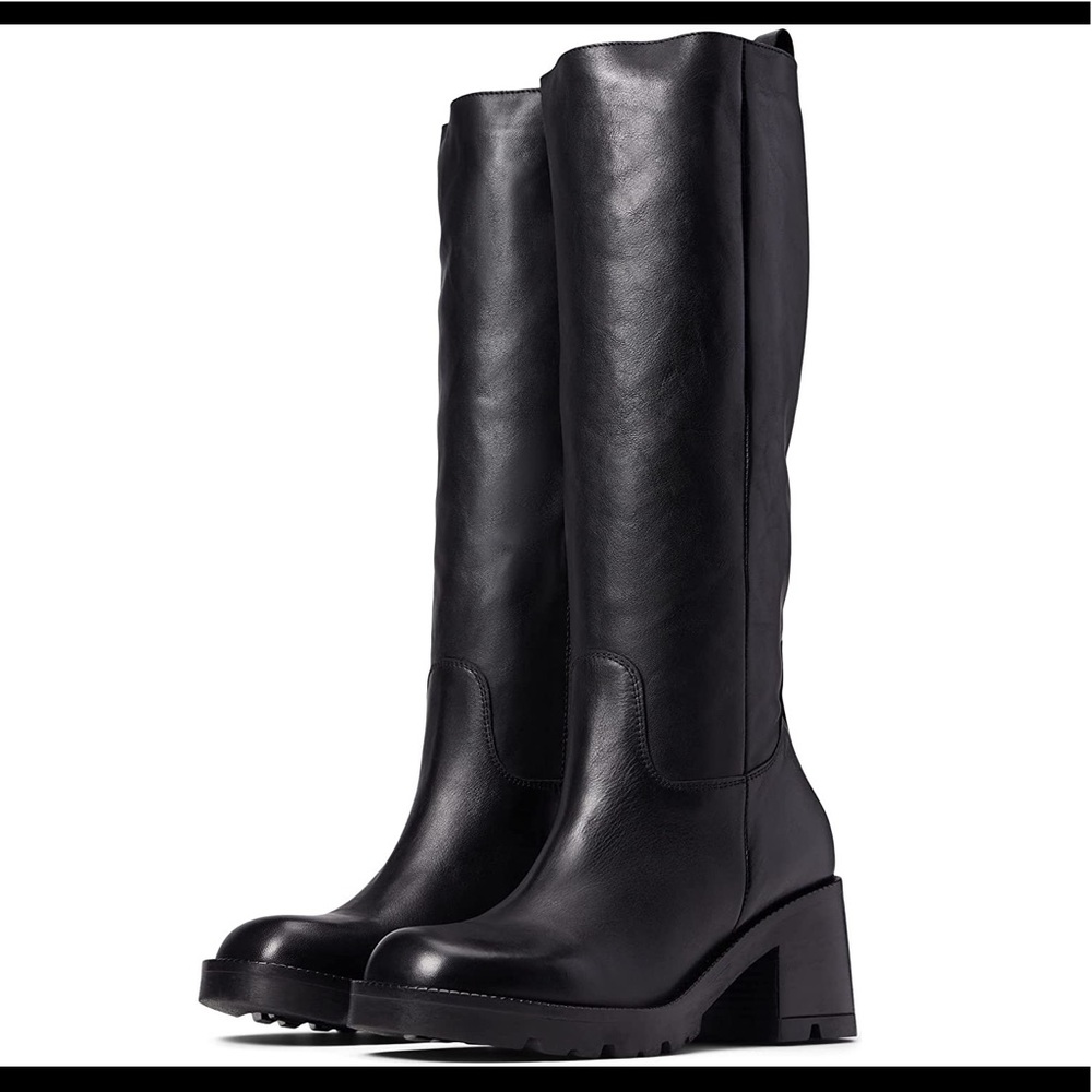 Steve Madden Black Heeled Boots